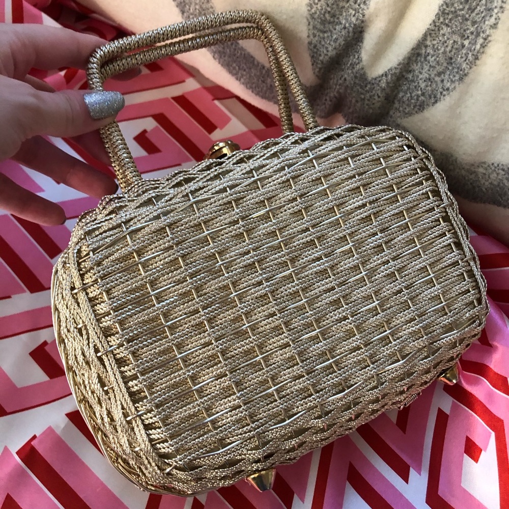 Vintage gold small purse